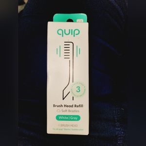 Quip Brush Head Refill, Soft Bristles Toothbrush ~ NEW!